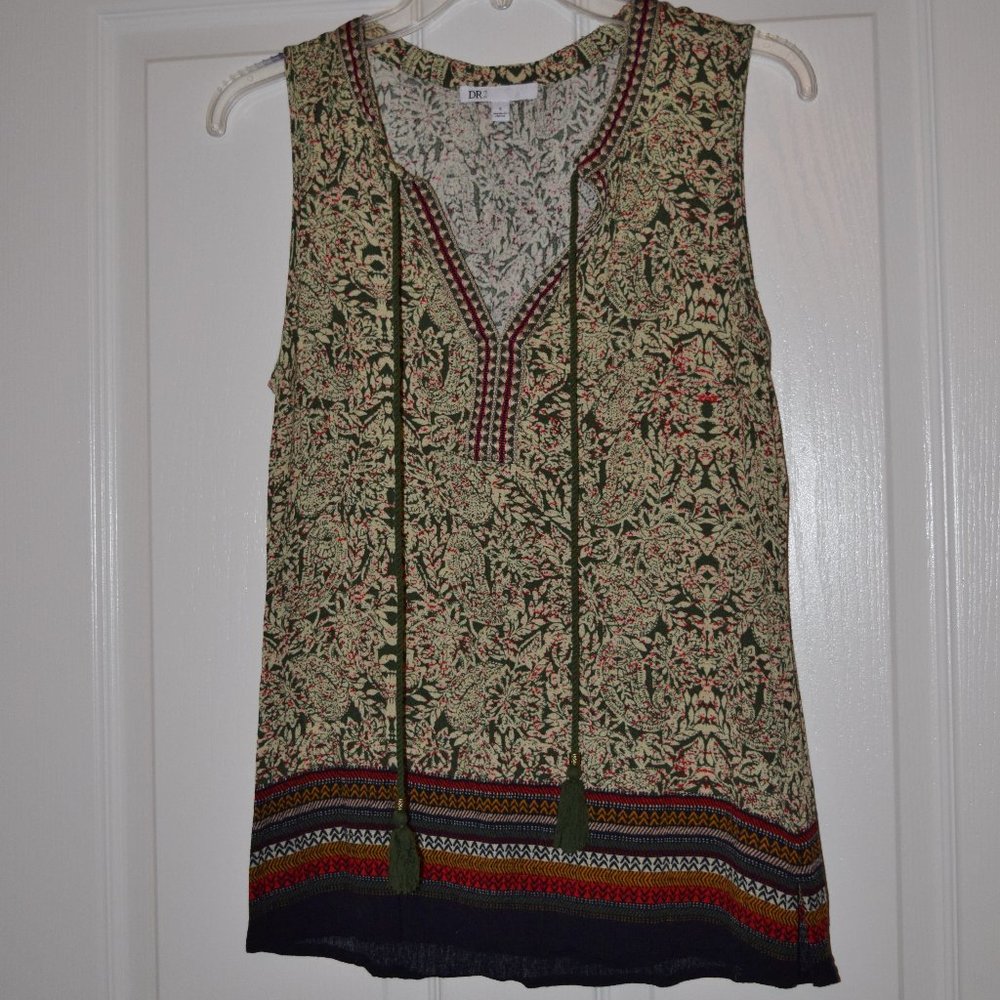 DR2 Daniel Rainn sleeveless boho top